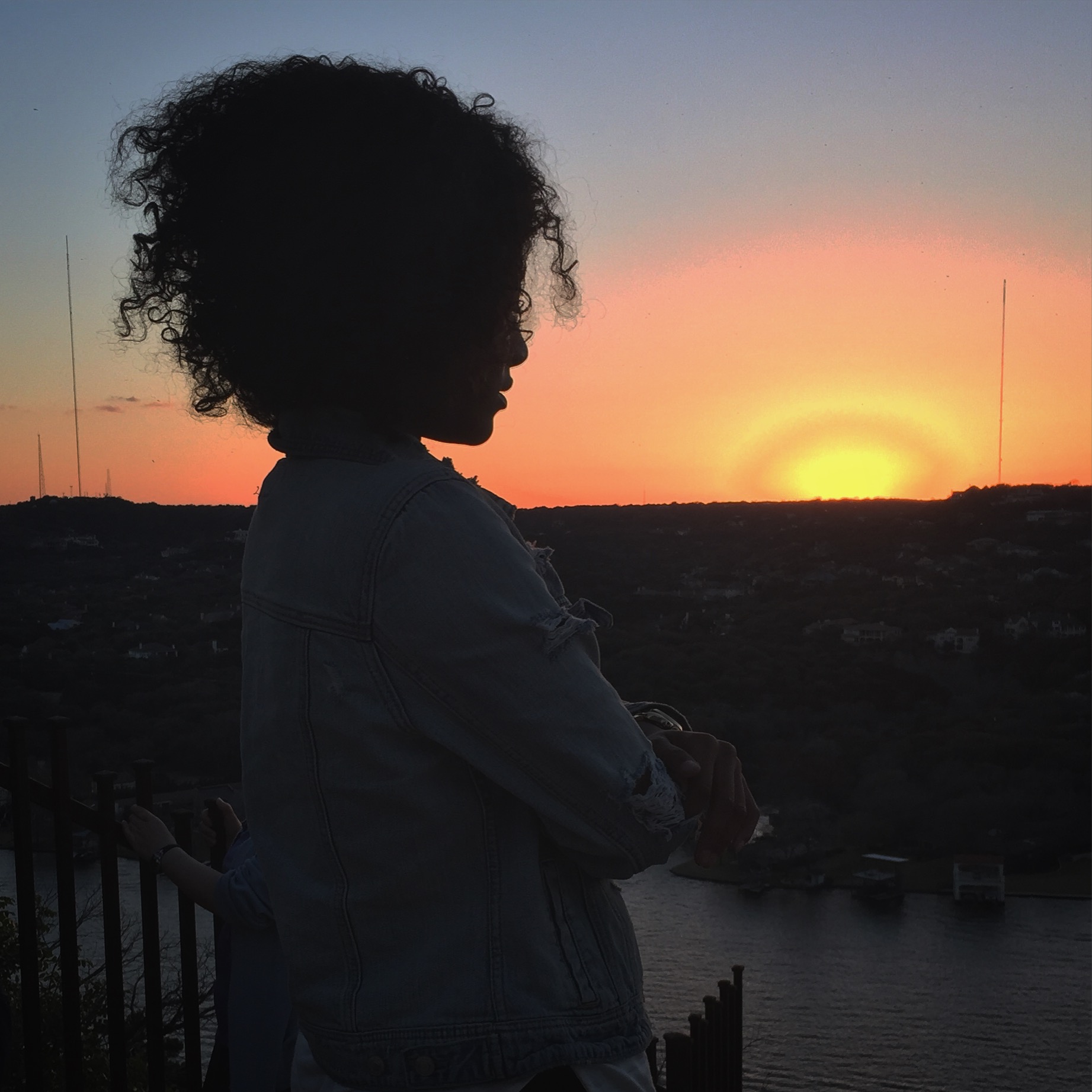 Mount Bonnell at Sunset