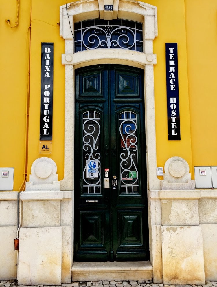 Our lovely hostel in Portugal