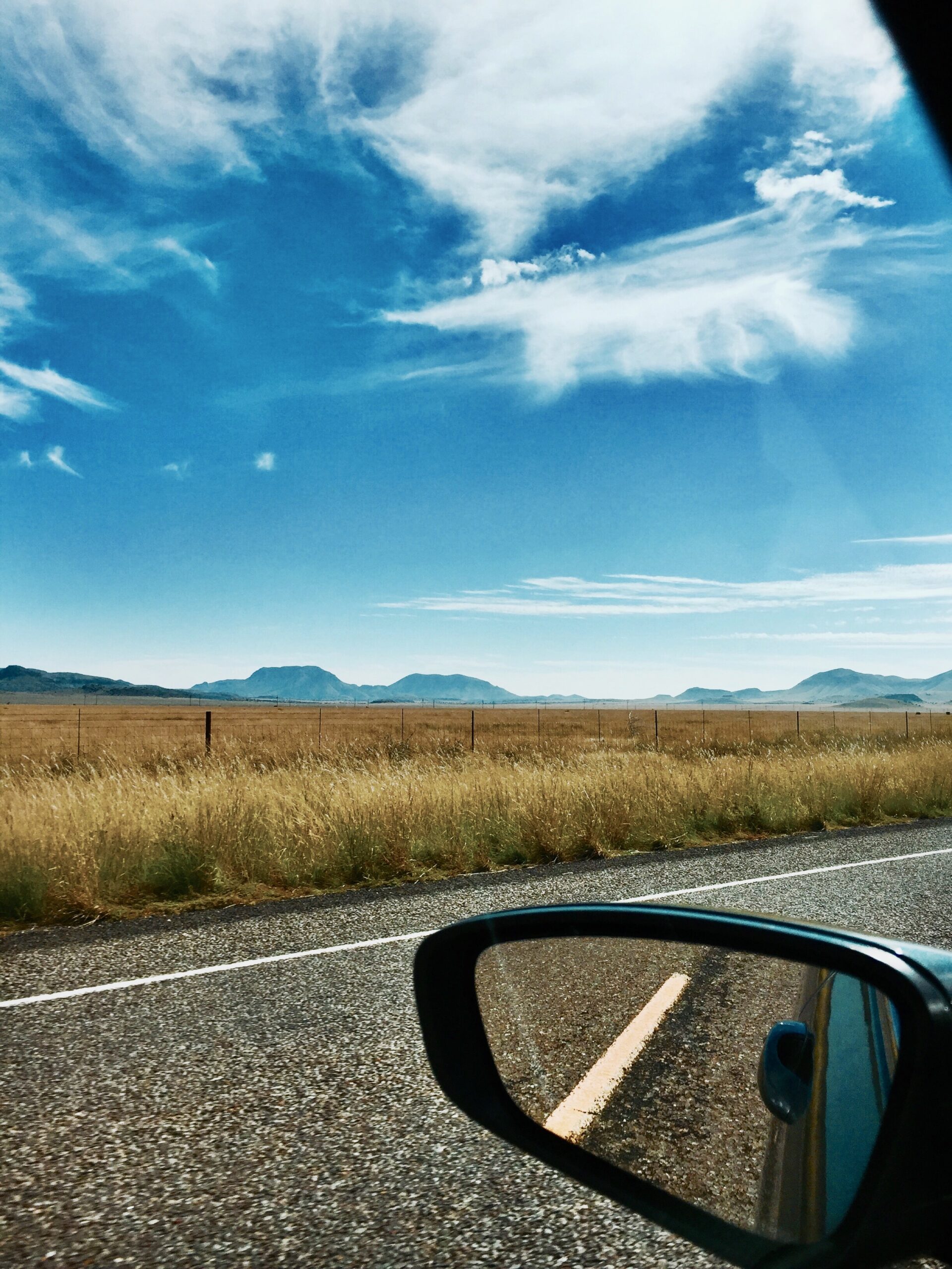 Enjoy the scenery along the open road!