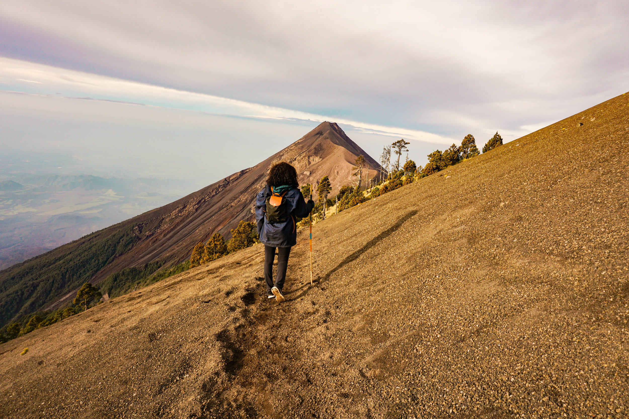 Volcano Acatengo in Guatemala