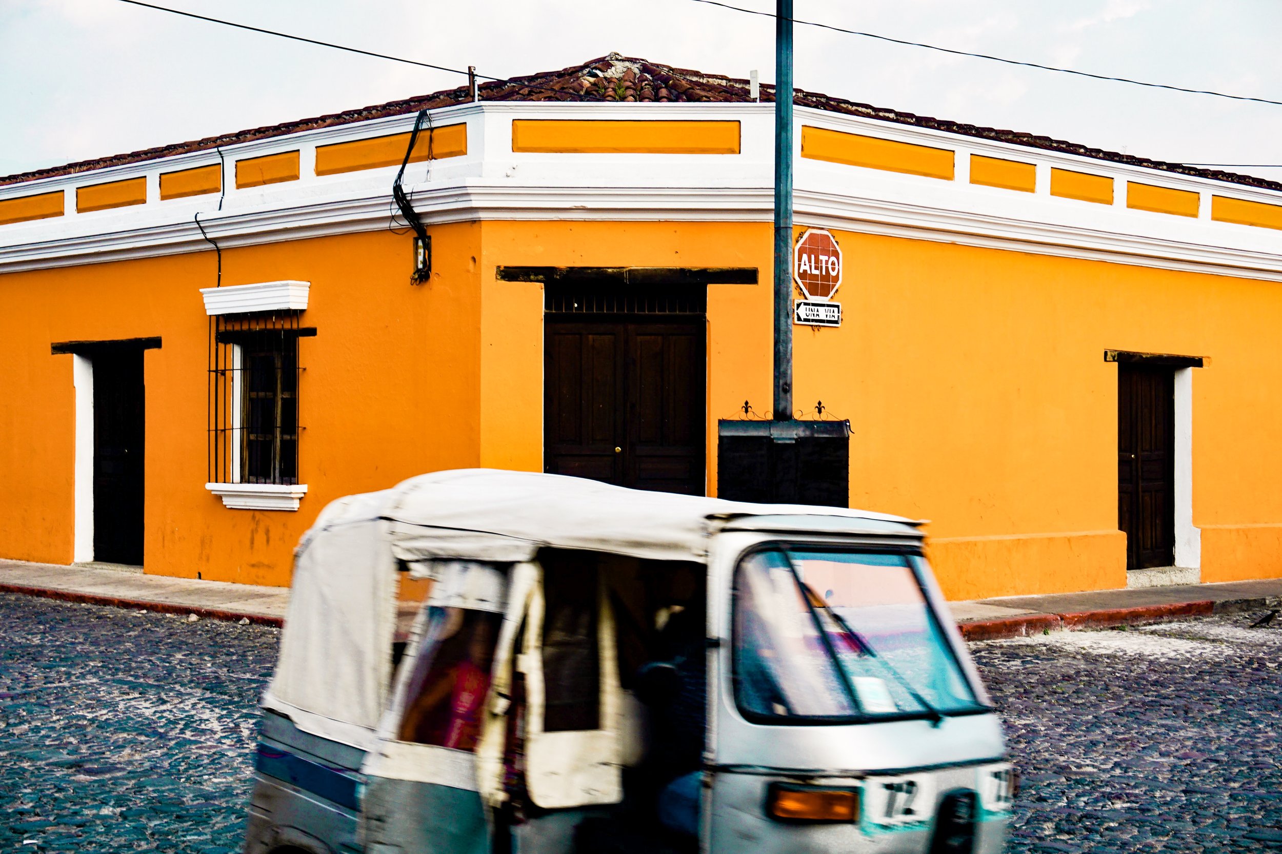 Tuk Tuk rides in Antigua, Guatemala